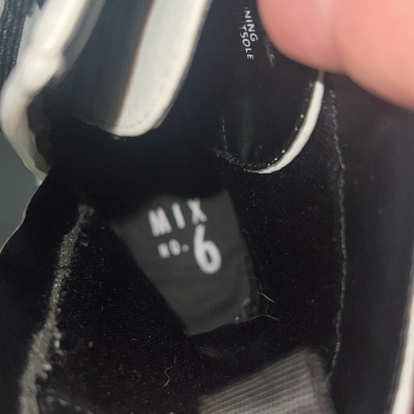 Mix No.6 - White Lace-Up Women's combat Boots faux leather zipper - Picture 11 of 12